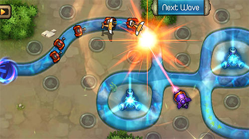 Gameplay of the Tower defense: Galaxy legend for Android phone or tablet.