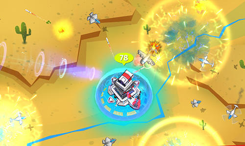 Gameplay of the Tower one: Sky defense for Android phone or tablet.