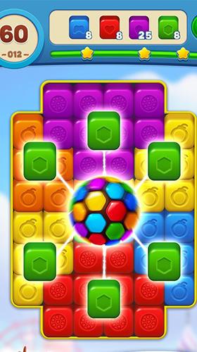 Gameplay of the Toy brick crush for Android phone or tablet.