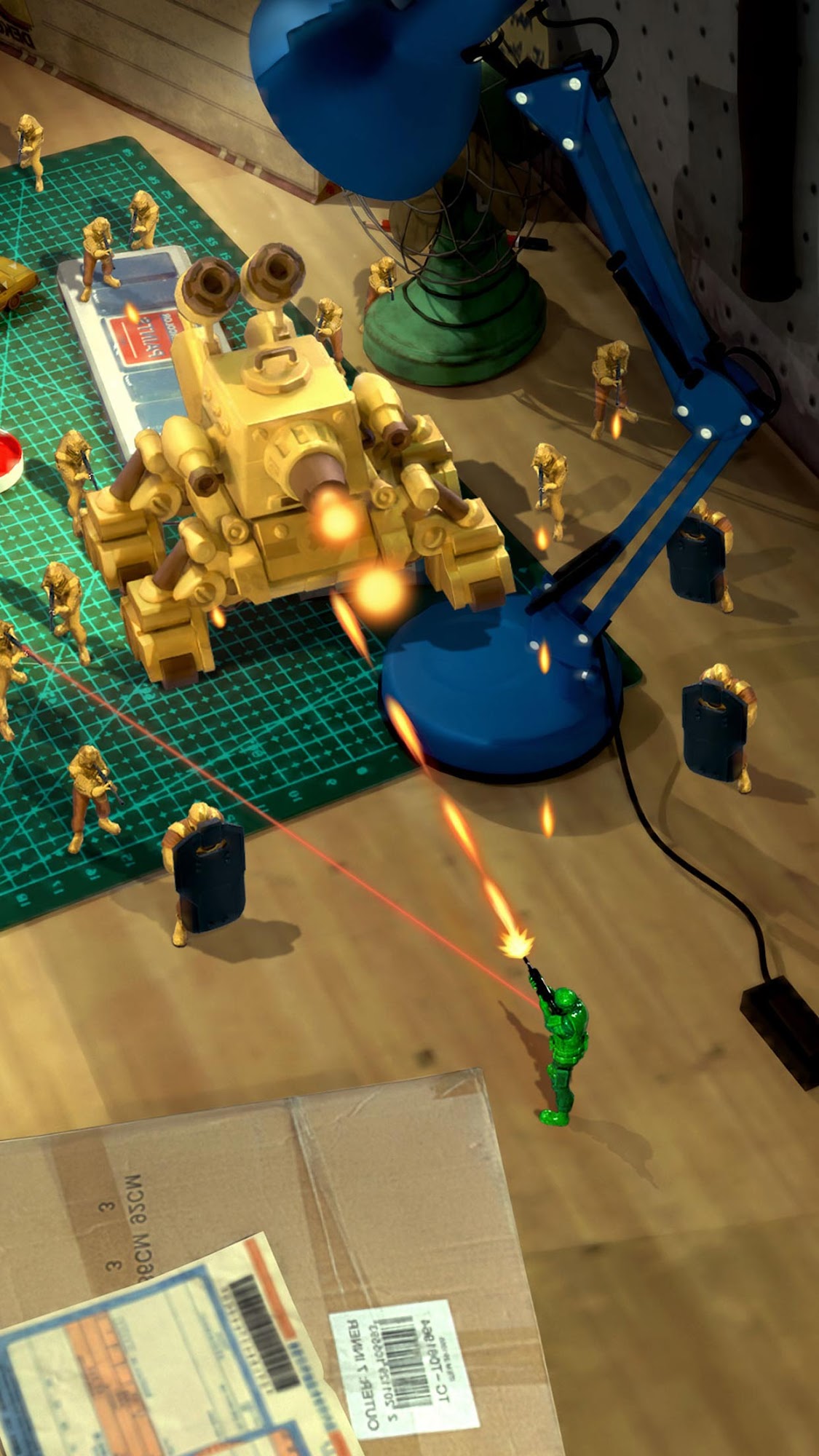 Gameplay of the Toy Corps for Android phone or tablet.