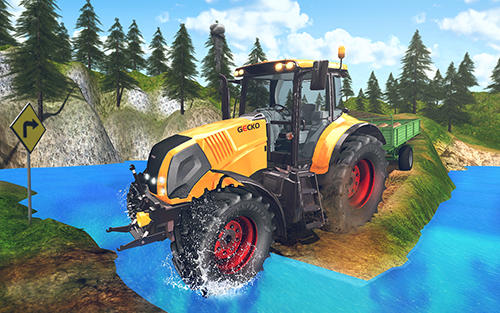 Gameplay of the Tractor driver cargo 3D for Android phone or tablet.