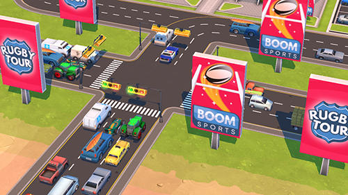 Gameplay of the Traffic panic: Boom town for Android phone or tablet.