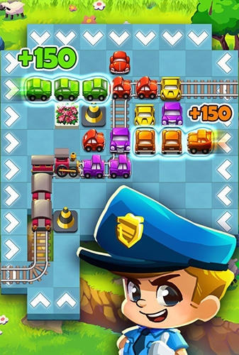Gameplay of the Traffic puzzle for Android phone or tablet.