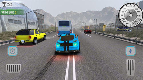 Gameplay of the Traffic rim for Android phone or tablet.