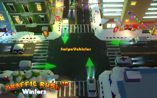 Full version of Android apk app Traffic rush winters 3D for tablet and phone.