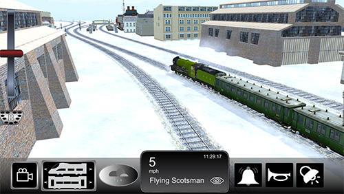 Gameplay of the Train sim builder for Android phone or tablet.