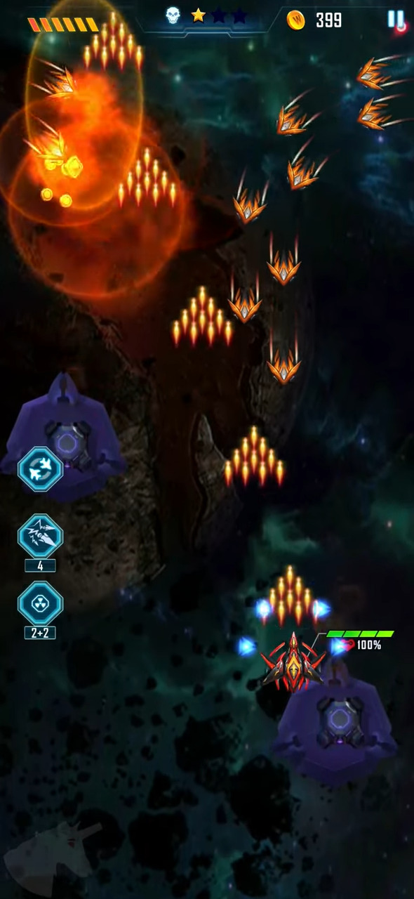 Gameplay of the Transmute 2: Space Survivor for Android phone or tablet.