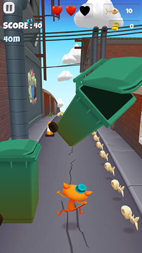 Gameplay of the Trash dash for Android phone or tablet.