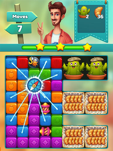 Gameplay of the Traveling blast for Android phone or tablet.