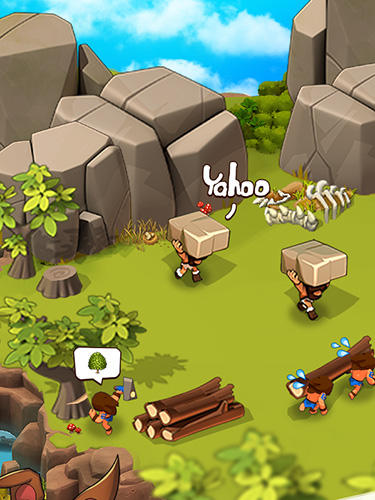 Gameplay of the Tribes age for Android phone or tablet.