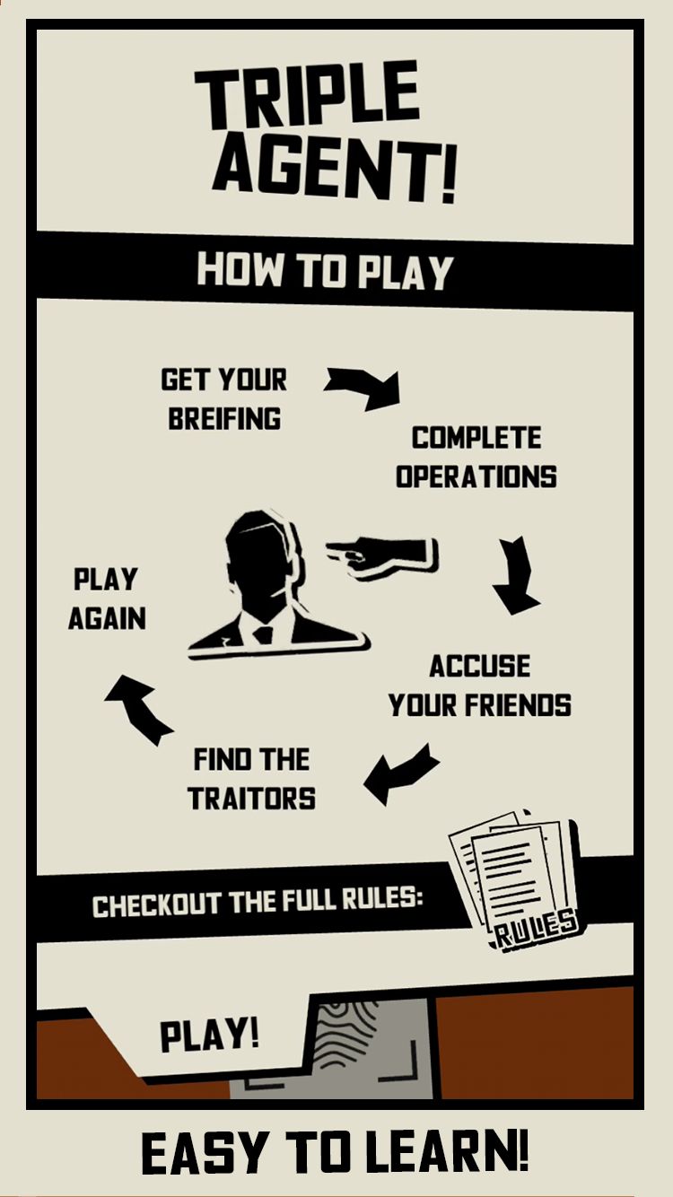 Gameplay of the Triple Agent for Android phone or tablet.