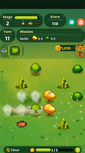 Gameplay of the Triple world: Animal friends build garden city for Android phone or tablet.