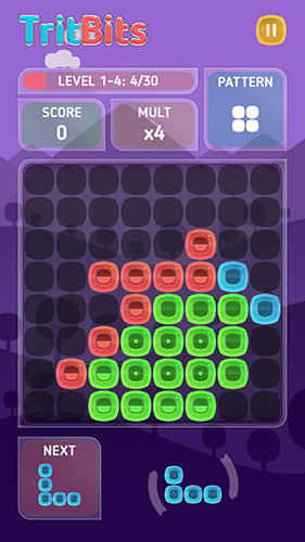 Gameplay of the Tritbits for Android phone or tablet.
