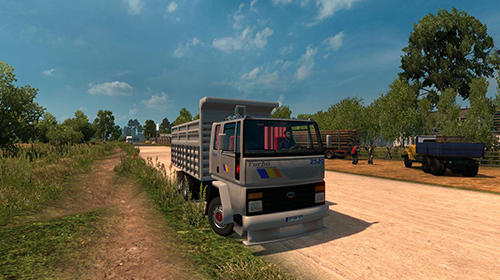 Gameplay of the Truck driver simulation: Cargo transport for Android phone or tablet.