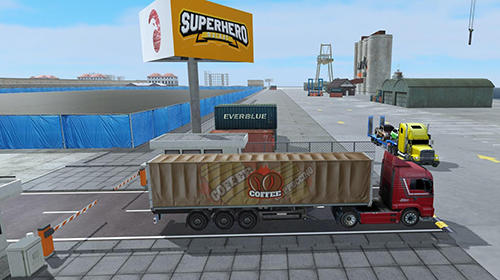 Gameplay of the Truck simulator 2017 for Android phone or tablet.