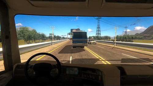 Gameplay of the Truck simulator 2019 for Android phone or tablet.