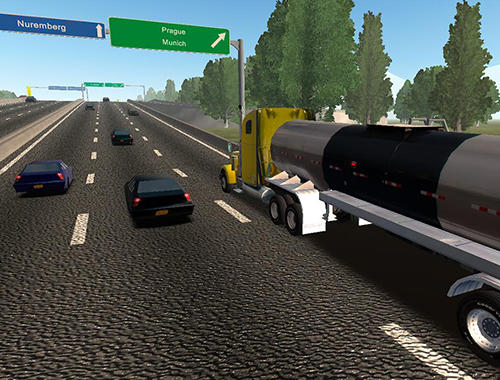 Gameplay of the Truck simulator: Europe 2 for Android phone or tablet.