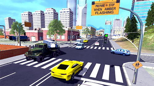 Gameplay of the Trucker adventures: City delivery for Android phone or tablet.
