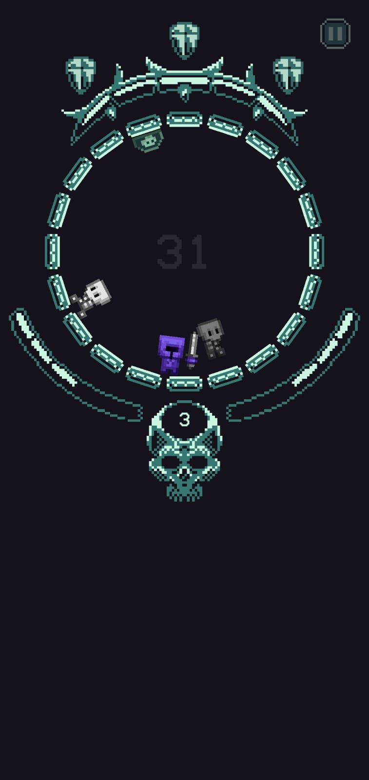 Gameplay of the Tunnel Knight for Android phone or tablet.