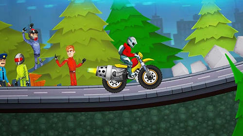 Gameplay of the Turbo speed jet racing: Super bike challenge game for Android phone or tablet.