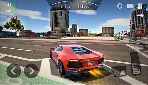 Gameplay of the Ultimate car driving simulator for Android phone or tablet.