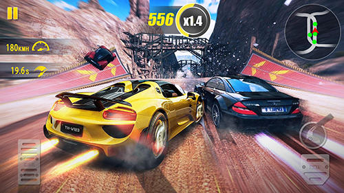 Gameplay of the Ultimate drifting: Real road car racing game for Android phone or tablet.