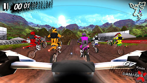 Gameplay of the Ultimate motocross 4 for Android phone or tablet.