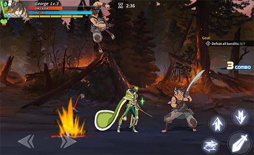Gameplay of the Ultra fighters for Android phone or tablet.