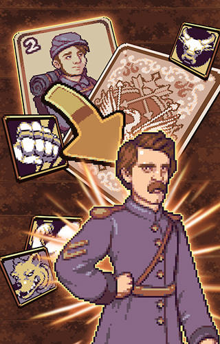 Gameplay of the Uncivil war TCG: Trading card game for Android phone or tablet.