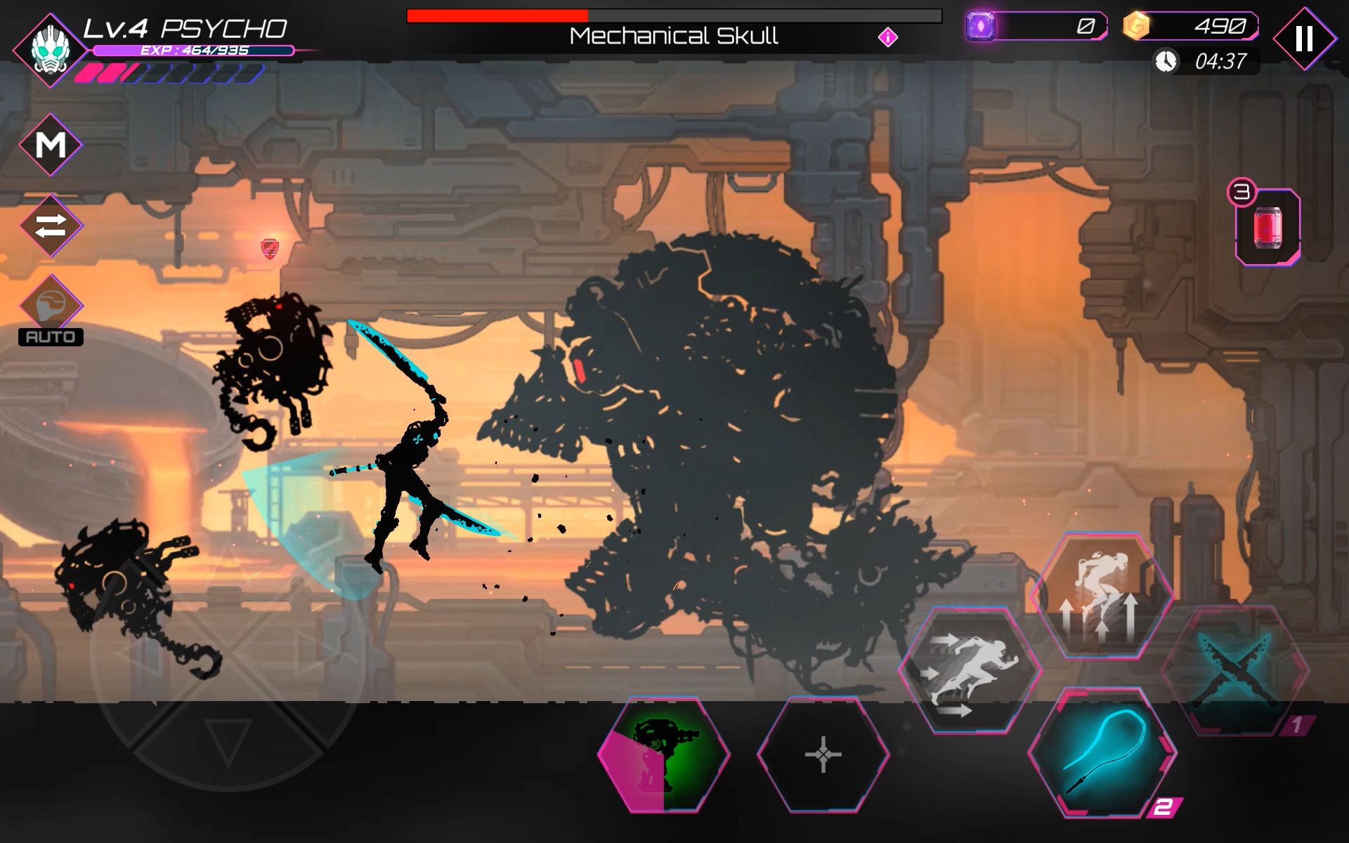 Gameplay of the Undestroyed : Roguelike ARPG for Android phone or tablet.