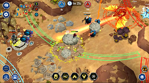 Gameplay of the Unnyworld: Battle royale for Android phone or tablet.