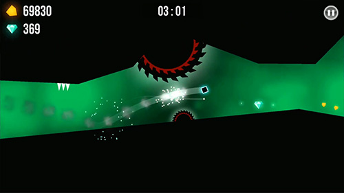 Gameplay of the Up a cave for Android phone or tablet.