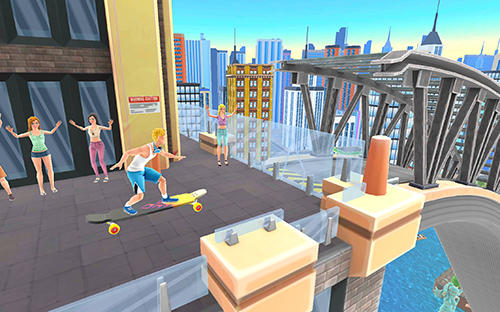 Gameplay of the Uphill rush New York for Android phone or tablet.