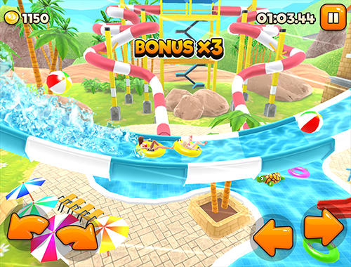 Gameplay of the Uphill rush for Android phone or tablet.