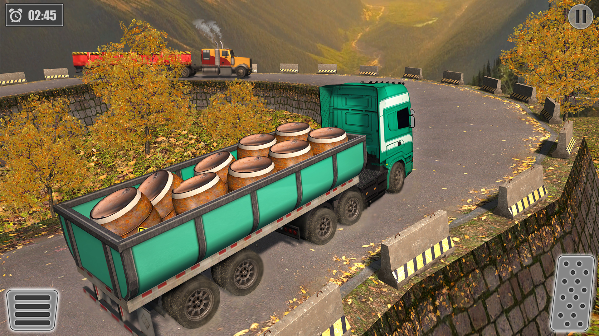 Gameplay of the Uphill Truck: Offroad Games 3D for Android phone or tablet.