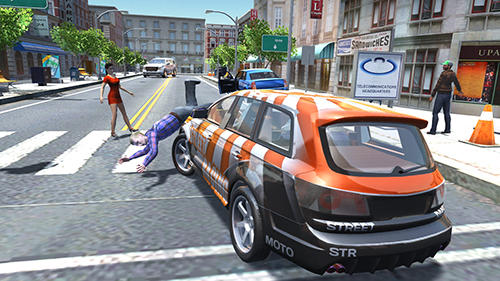 Gameplay of the Urban car simulator for Android phone or tablet.