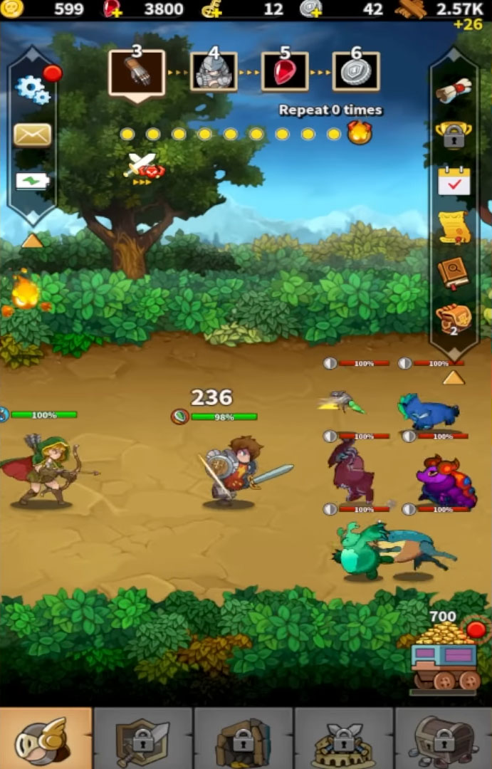 Gameplay of the Vahn's Quest for Android phone or tablet.