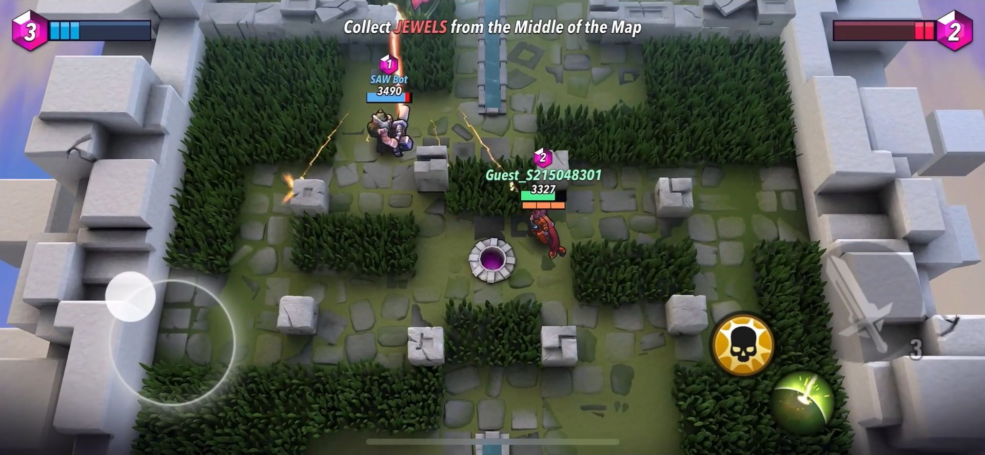 Gameplay of the Vainglory All Stars for Android phone or tablet.