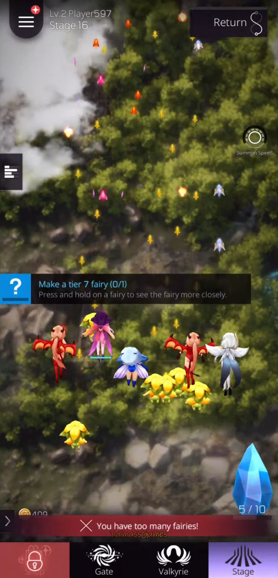 Gameplay of the Valkyrie Rush : Idle & Merge for Android phone or tablet.