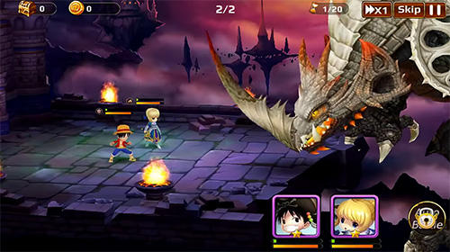 Gameplay of the Valor of Grail: All star for Android phone or tablet.