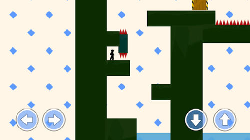 Gameplay of the Vexman parkour: Stickman run for Android phone or tablet.