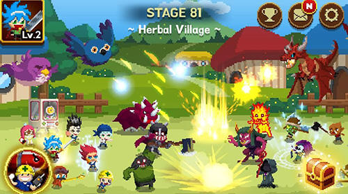 Gameplay of the Videogame guardians for Android phone or tablet.