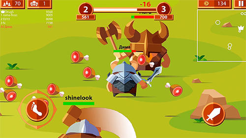 Gameplay of the Vikings fate: Epic io battles for Android phone or tablet.