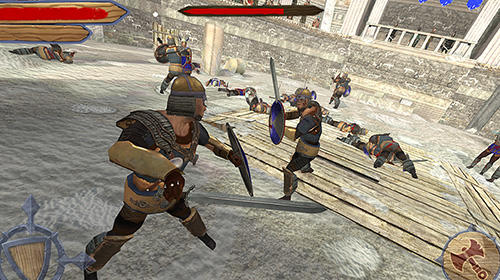 Gameplay of the Vikings fight: North arena for Android phone or tablet.