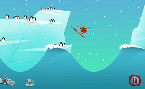 Gameplay of the Vikings vs waves for Android phone or tablet.