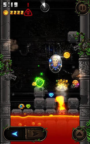 Gameplay of the Volcano tower for Android phone or tablet.