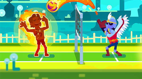 Gameplay of the Volleyball challenge: Volleyball game for Android phone or tablet.