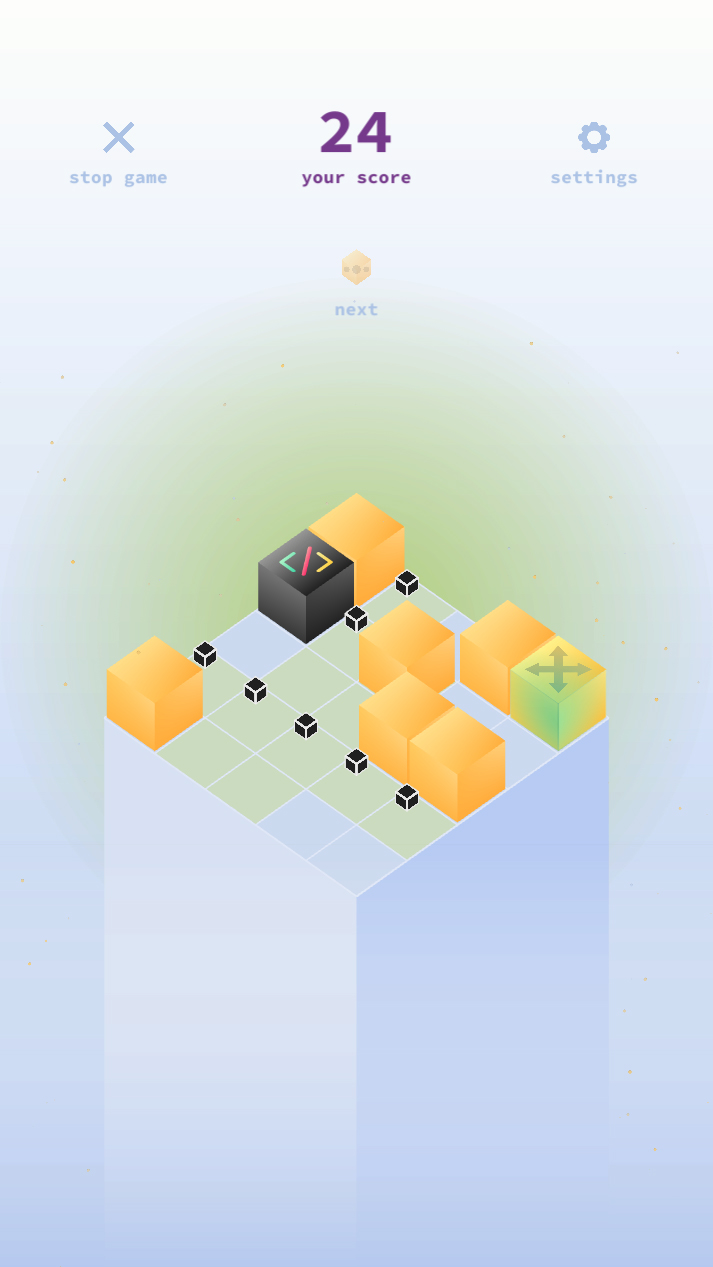 Gameplay of the Voxellock for Android phone or tablet.