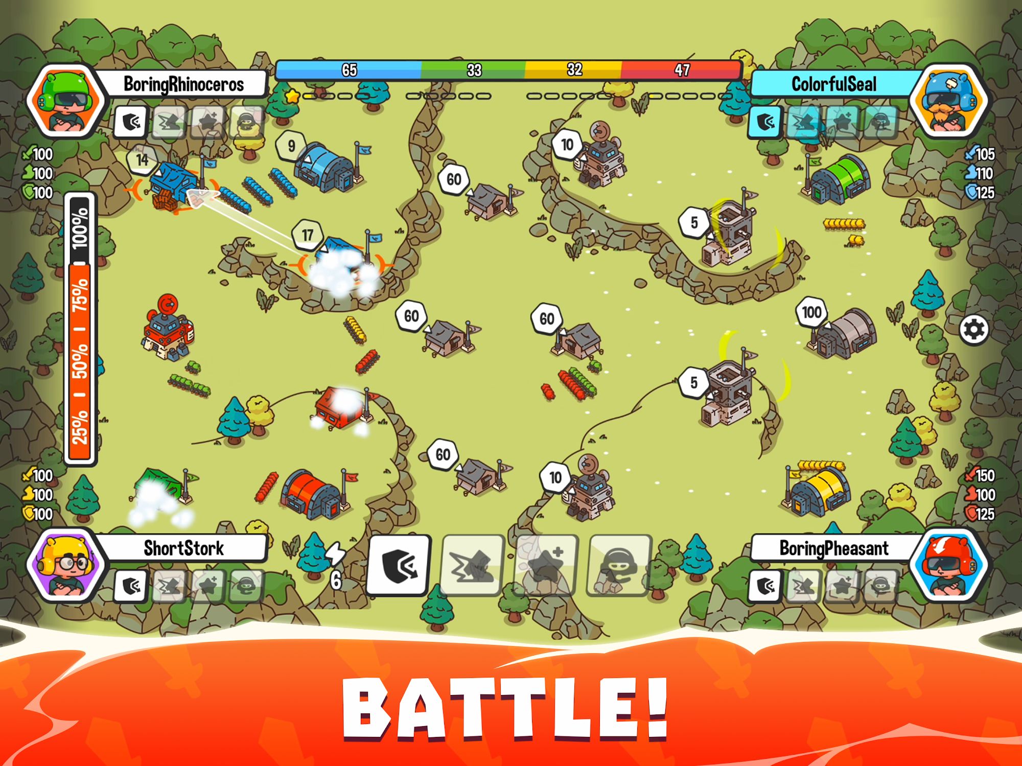 Gameplay of the War Masters: Tactical Strategy for Android phone or tablet.
