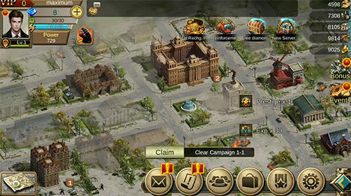 Gameplay of the War of mafias: Zombies secret for Android phone or tablet.